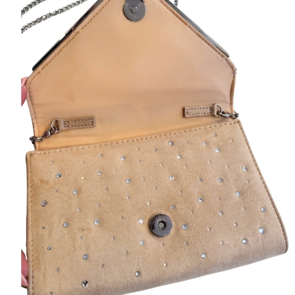 Aldo, Clutch, purse, O/S and cream in colour with rhinestones. - Picture 4 of 7